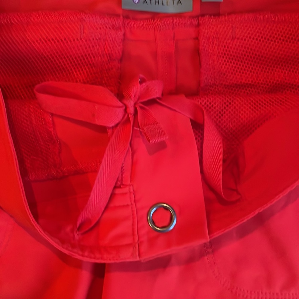 Athleta orange shorts, size 0, like new - Picture 3 of 6